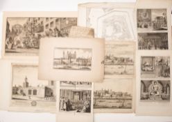 TORTURE/STATE VIOLENCE/ETC : a folder containing mainly large 18th century engravings,