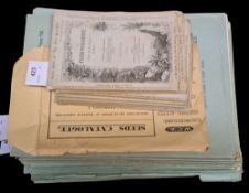 ORIGINAL PARTS : Heath, Francis George - The Fern Paradise : 10 of 12 Parts, wrappers, 8vo, 1880.