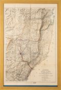 STANFORD's Large Scale Map of Zulu Land : 800 x 560 mm. Published by Edward Stanford. 1879.