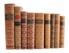 BINDINGS - Shakspeare, William, The Works, full gilt calf, 8vo, Warne, 1895.