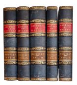 MACAULAY, Thomas Babington - The History of England : 5 vols, half calf cloth sides, 8vo, 1849.