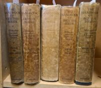 WITHERBY.H.F.E .Handbook of British Birds. 5 volume set. Original cloth in edge worn dust wrappers.