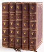 PICKERING Diamond Classics a collection of five books : Petrarca (bumped at the base of the spine);