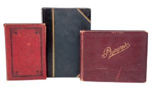PHOTOGRAPH ALBUM CORNWALL: containing 74 photographs of the Isle of Wight (37), Cornwall, (36),
