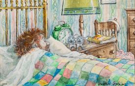 Graham Oakley [b.1929]- The Church Mice at Bay, p.9, p.25, p.26, mouse phobia, '..