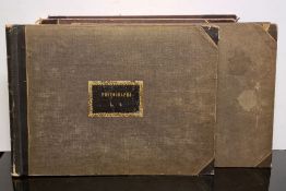 EUROPE : Three 'early'' photograph Albums including European cities, many of shipping, Malta,