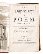 GARTH, Samuel : The Dispensary : A Poem. In Six Canto's, eng.