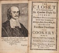 DIGBY - The Closet of the Eminently Learned Sir Kenelme Digby Kt.