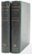 EDWARD LEAR - ( 1812-1888 ) The Posthumous Papers of the Pickwick Club, 2 vol, Jubilee Edition, org.