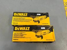 (2) New Dewalt 4 1/2