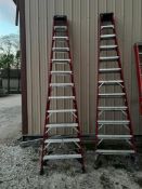 12' Werner Professional Step Ladders, 300# Rated 1A. Located in Mt. Pleasant, IA