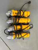 (4) Dewalt 4 1/2