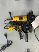 (2) DeWalt DWE402, 4 1/2