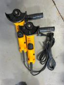 (2) DeWalt DWE402, 4 1/2