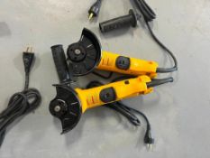 (2) DeWalt DWE402, 4 1/2