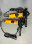 (2) DeWalt DWE402, 4 1/2
