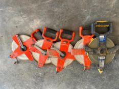 (5) 200' Measuring Tape. Located in Altamont, IL