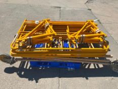 (2) 6' Bil-Jax Pro-Jax Utility Scaffold with casters & Outrigger Pkg. (4) Uprights, (4) Rails, (8) O