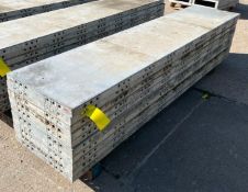 (10) 2' x 9' Western Elite Laydown Smooth Aluminum Concrete Form, 6-12 Triple Punch Hole with Gasket