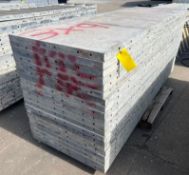 (20) 3' x 9' Wall Ties Smooth Aluminum Concrete Forms, 8