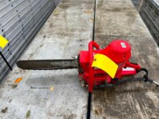 2005 ISC Bestway Concrete Chain Saw, Family ID #5E8XS.0815WS, Serial #0715068739, 80.7 cc Engine. Lo