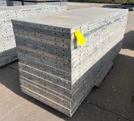 (20) 3' x 9' Wall Ties Smooth Aluminum Concrete Forms, 8