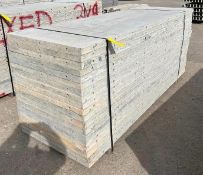 (20) 3' x 9' Reworked Wall Ties Smooth Aluminum Concrete Forms, 6