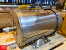 MaxMotion 1.5 HP 1,170 RPM Motor, Model: MQS-156T, S/N: SQ-156T-0001 - Rigging Fee: $60