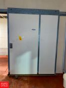 Zeroloc Sliding Electrically Heated Refrigerator Door Frame Assembly, 76