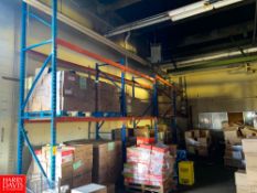 Sections Pallet Racking, Dimensions = 12' Height x 8' Width? - Rigging Fee: $600