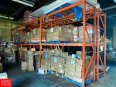 Sections Pallet Racking, Dimensions = 12' Height x 8' Width? - Rigging Fee: $450