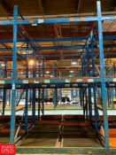 Sections 14' Height x 8.5' Width Pallet Rack with Push Back Pallet Racking - Rigging Fee: $14,000