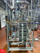2013 S/S Cream Pasteurizer with Tetra Pak 2-Zone Plate Heat Exchanger, S/S Balance Tank, Alfa