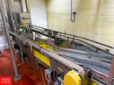 180 Degree, Dual Track Conveyor with Diverter, Motor and Controls - Rigging Fee: $600