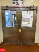 (2) S/S Food Safe Doors, 36