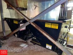 (2)Self Dumping Hopper, 5' x 5' - Rigging Fee: $400