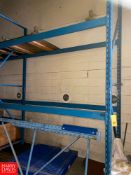Sections Pallet Racking, Dimensions = 12' Height x 8' Width? - Rigging Fee: $300