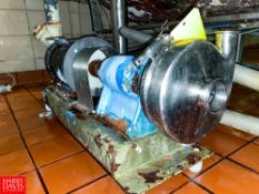 Centrifugal Pump with 3 HP 1,760 RPM Motor - Rigging Fee: $100