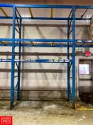 Sections Pallet Racking, Dimensions = 14' Height x 8.5' Width - Rigging Fee: $1,500