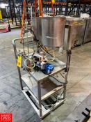 Lab Station Mounted on S/S Cart - Rigging Fee: $50