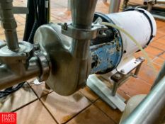 Tri-Clover Centrifugal Pump, Model: C216MD211, S/N: 4131 with 5 HP 3,450 RPM Motor - Rigging Fee: $