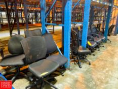 (14) Office Chairs - Rigging Fee: $50