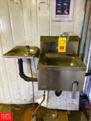 S/S Hand Sink with Knee Control and Drinking Fountain - Rigging Fee: $200