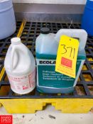 NEW UNOPENED 1 Gallon (3.7 Liter) Bleach and NEW UNOPENED 2.5 Gallon (9.4 Liter) Ecolab Pathways