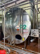 5,000 Gallon (18,927 Liter) Horizontal S/S Tank (P2) - Rigging Fee: $3,200