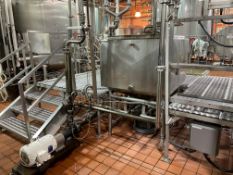 250 Gallon (946 Liter) Jacketed S/S Likwifier with 20 HP Direct Drive Motor - Rigging Fee: $500