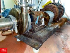 Tri-Clover Centrifugal Pump - Rigging Fee: $150