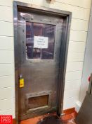 (2)S/S Food Safe Doors, 36