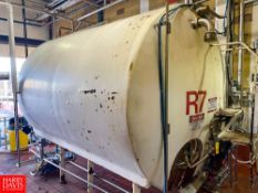 3,700 Gallon (14,006 Liter) Horizontal Tank with Horizontal Agitation - Rigging Fee: $6,500