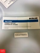 NEW UNOPENED Ecolab 55 Gallon (208 Liter) Sani-Glide Conveyor Lubricant - Rigging Fee: $100